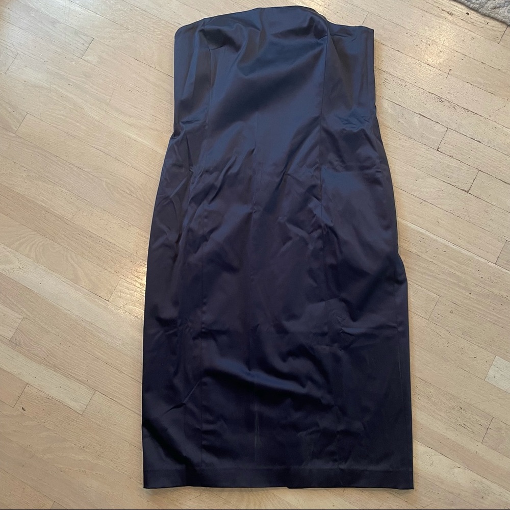 Isaac Mizrahi for Target Navy Satin Dress NWT